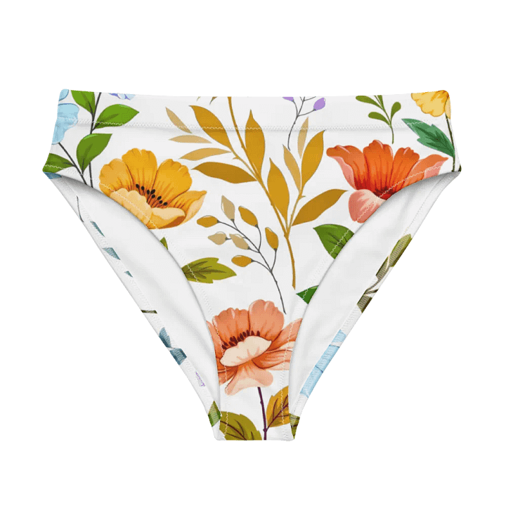Symphony of Blooms High-Waisted Bikini Bottom product image (1)