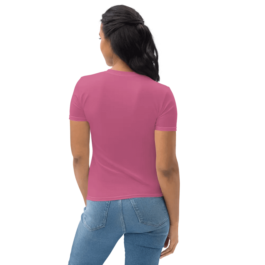 Plain Muted Blush Pink True Summer Women's Crewneck Polyester Heavyweight Premium T-Shirt by Treasure Pie product image (8)