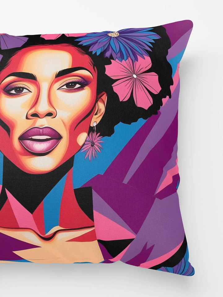 AfroFloral Allure Pillow product image (2)