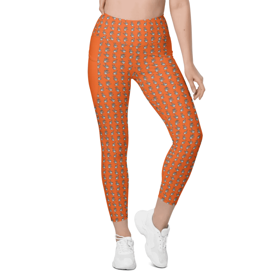 Bone Zone pattern pocket leggings product image (3)