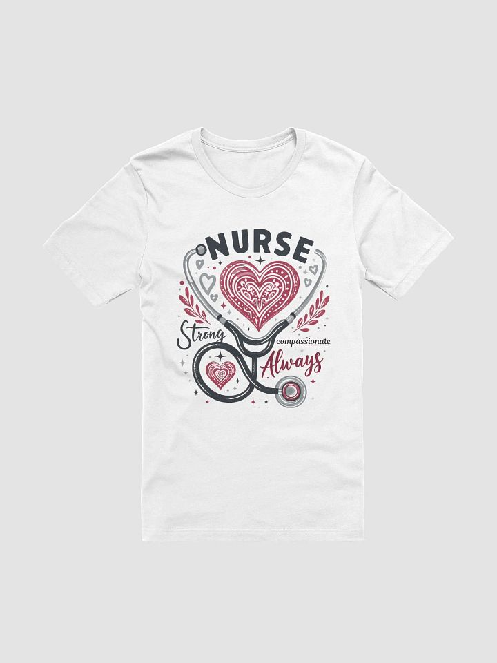 Nurse Love Stethoscope Heart T-Shirt product image (3)