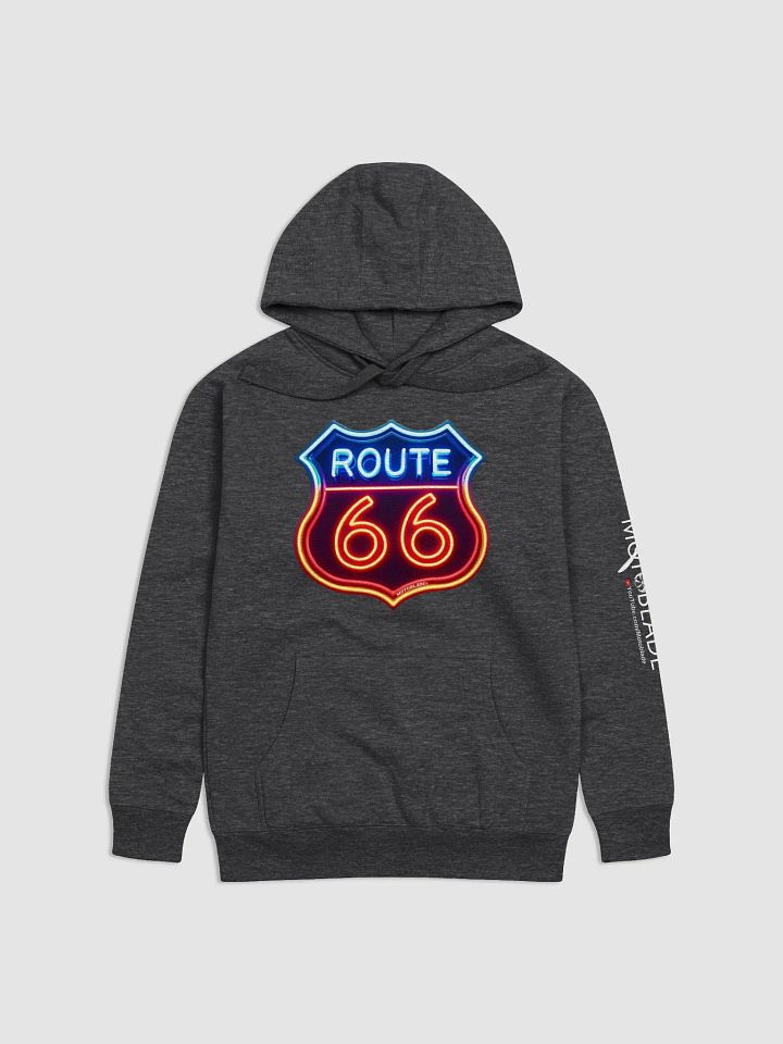 Route 66 Red, White, & Blue Neon Hoodie product image (1)