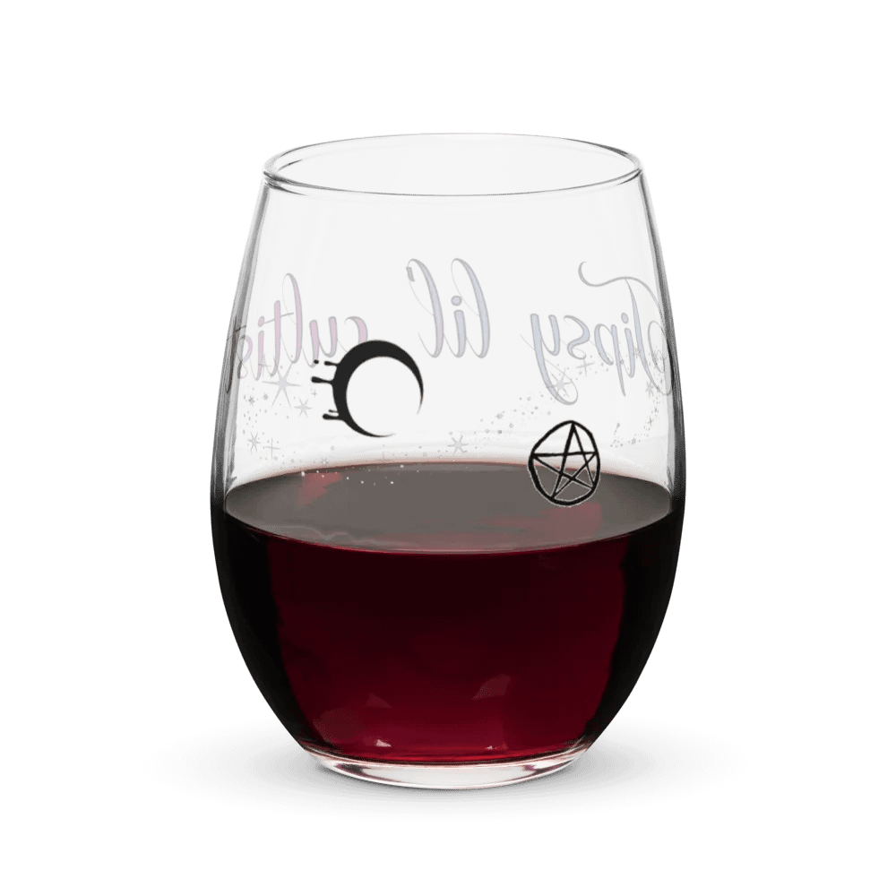 Tipsy Lil' Cultist Wine Glass product image (7)