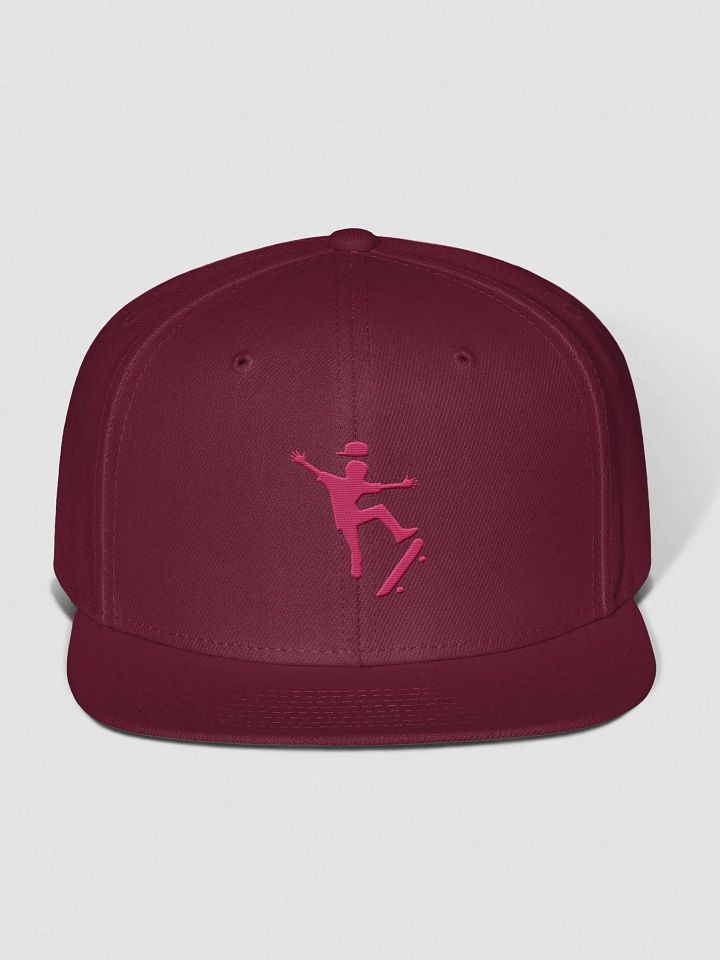 Dazzle Deck Burgundy Maroon Baseball Cap product image (1)