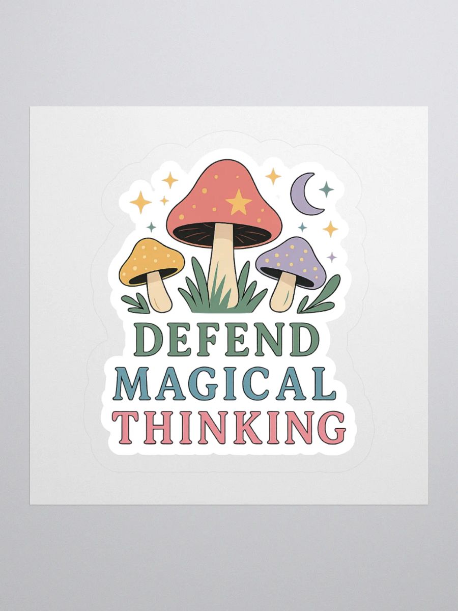 Defend Magical Thinking Sticker product image (1)