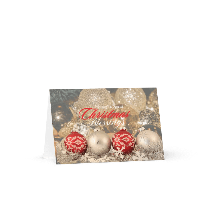 Special Christmas Blessings Greeting Card friends family colleagues product image (1)