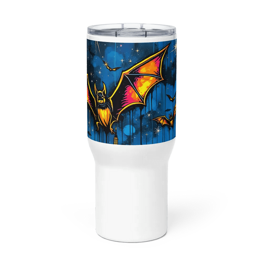 Starry Night Cityscape Travel Mug product image (3)
