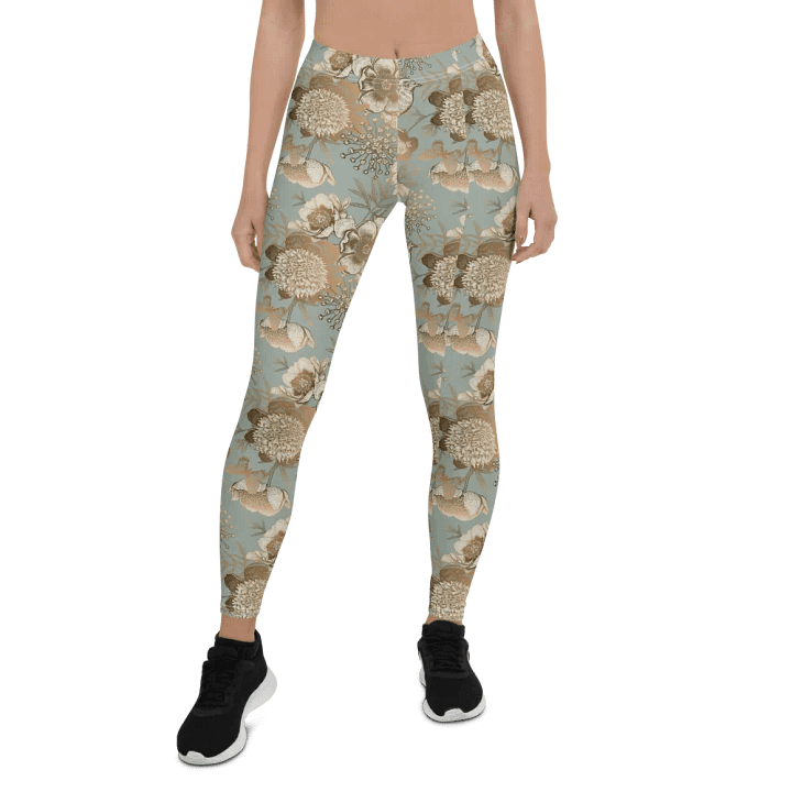 Birds And Flower Yoga Leggings product image (1)