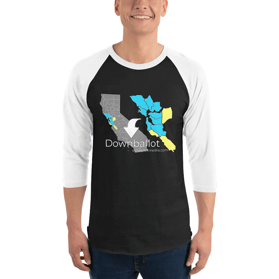 Downballot Baseball Style Tees - Dark Torso Colors product image (1)