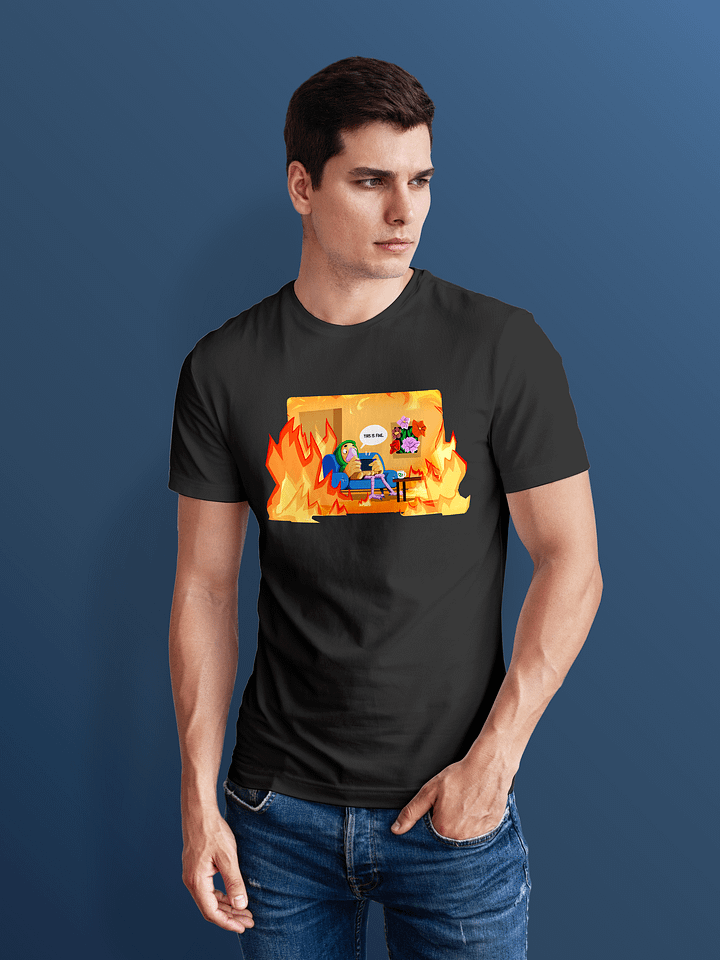 "This is fine" Tee + Dr. K's Guide Bundle product image (2)