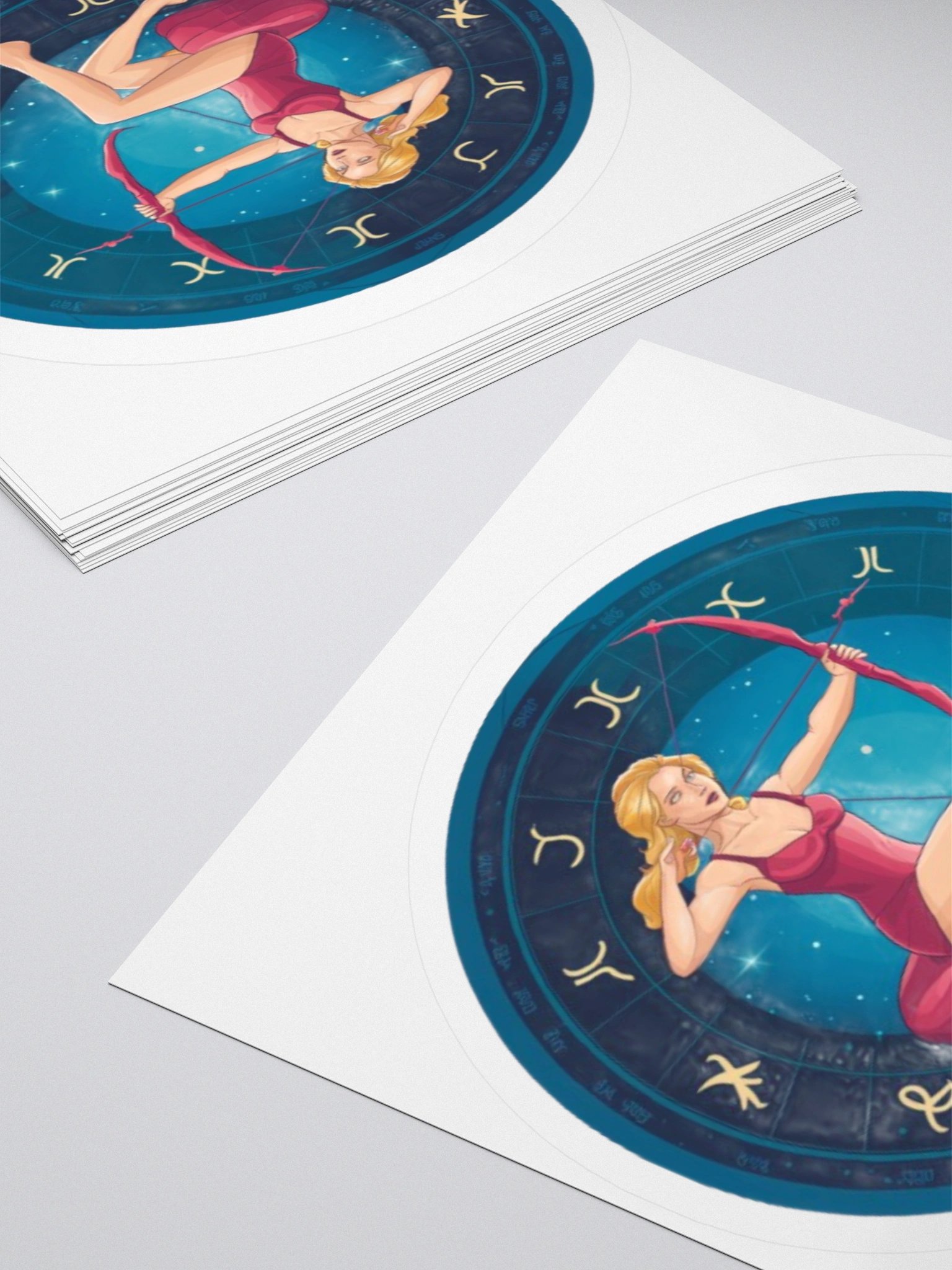 Exclusive Sagittarius Zodiac Sticker: Centaur Archer in Cosmic Twilight - Perfect for Astrology Fans and Unique Gifts! product image (11)