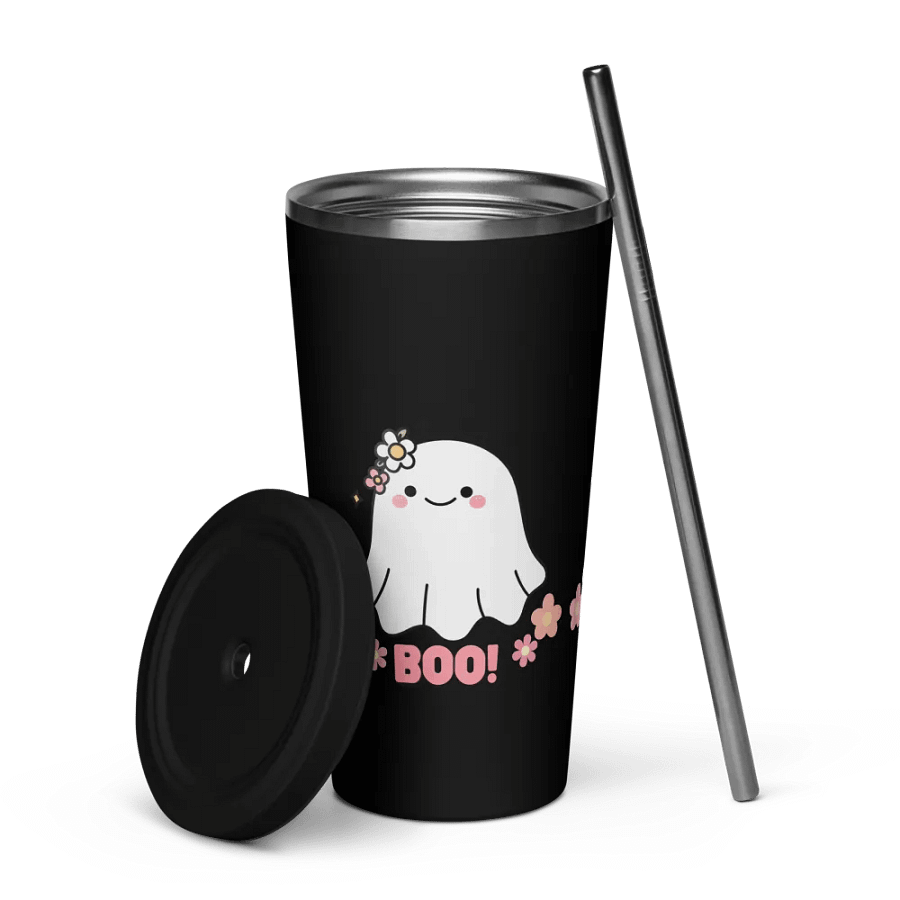 Flower Boo Ghost Insulated Tumbler product image (3)