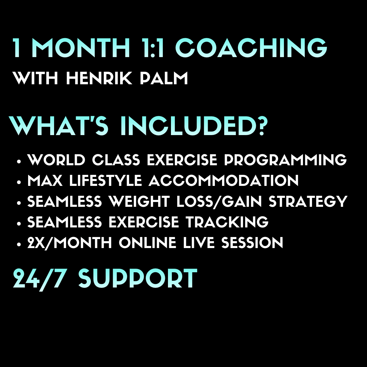 1 Month 1:1 Coaching product image (1)