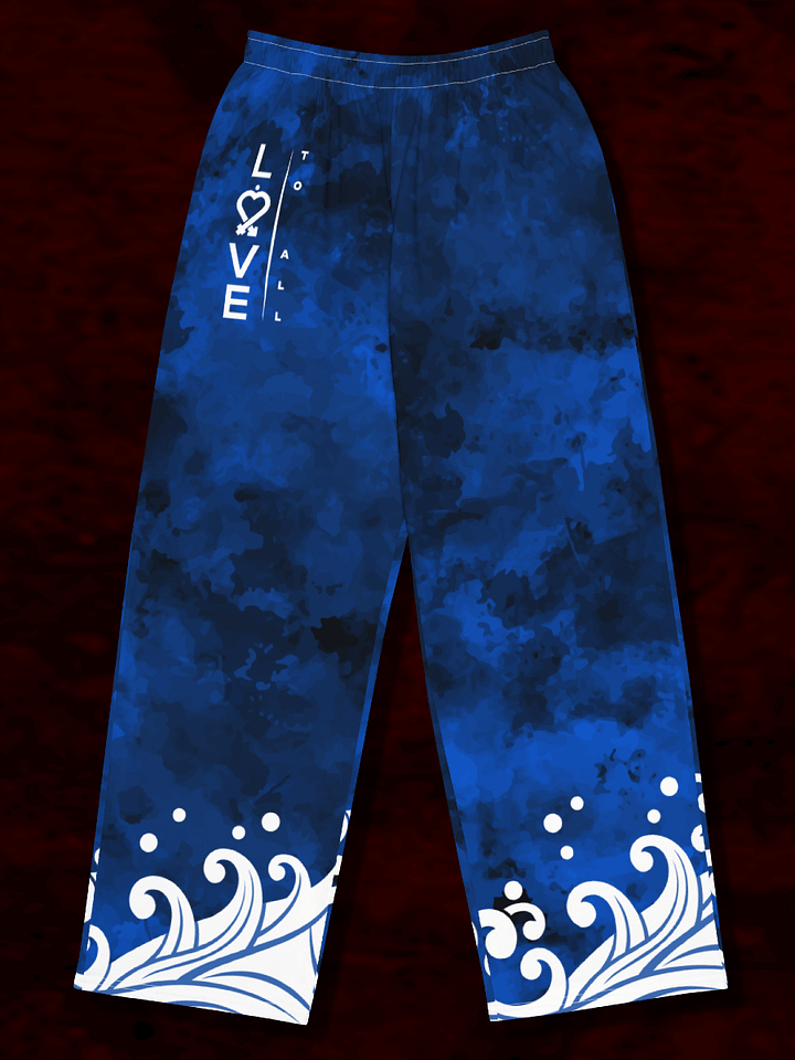 L2A 2025 Blue Wave Wide Leg Unisex Pants product image (1)