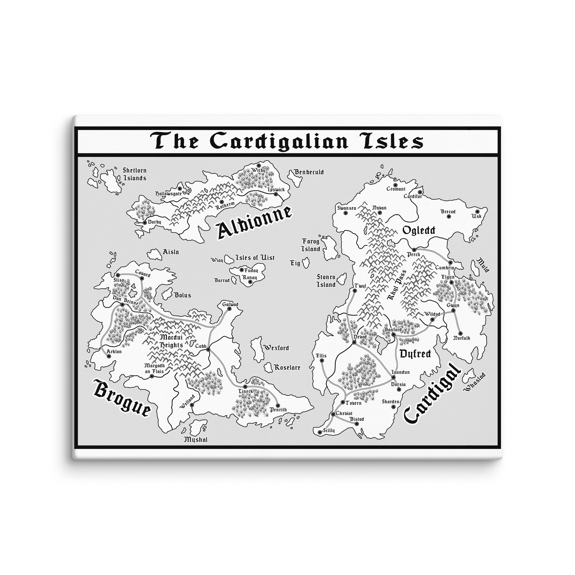 The Cardigalian Isles Canvas Print product image (1)