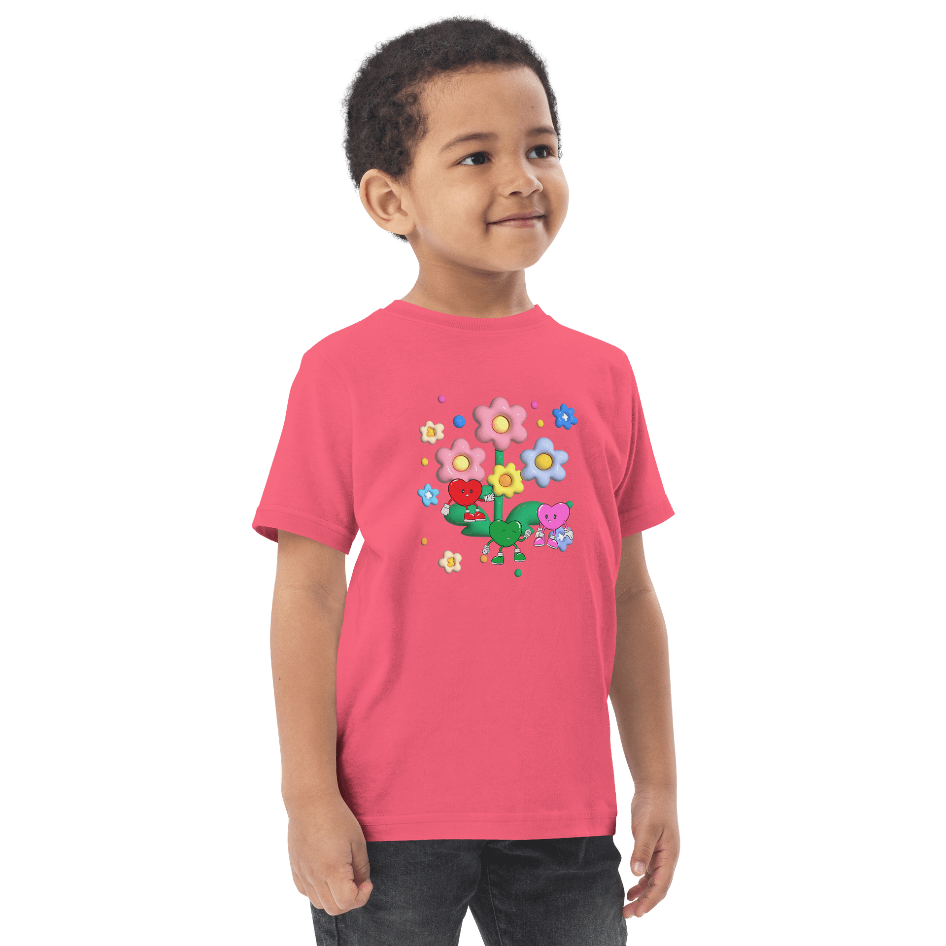 Heartfelt Blooms Toddler Jersey Tee product image (10)