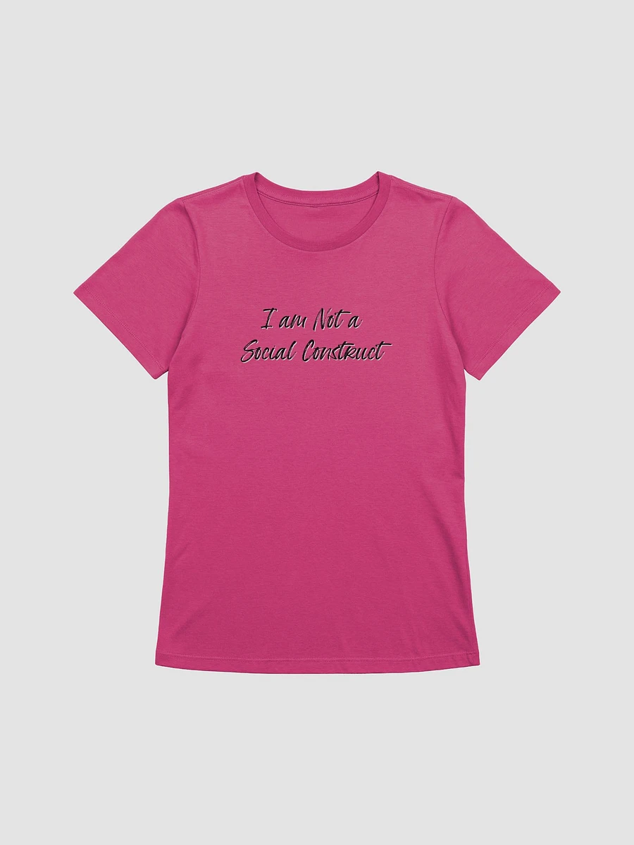 I am Not a Social Construct (lg) (bk) - All - Women's Relaxed Fit T product image (1)