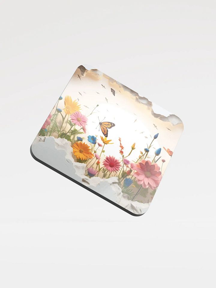 Emergence Floral Cork Coaster product image (1)