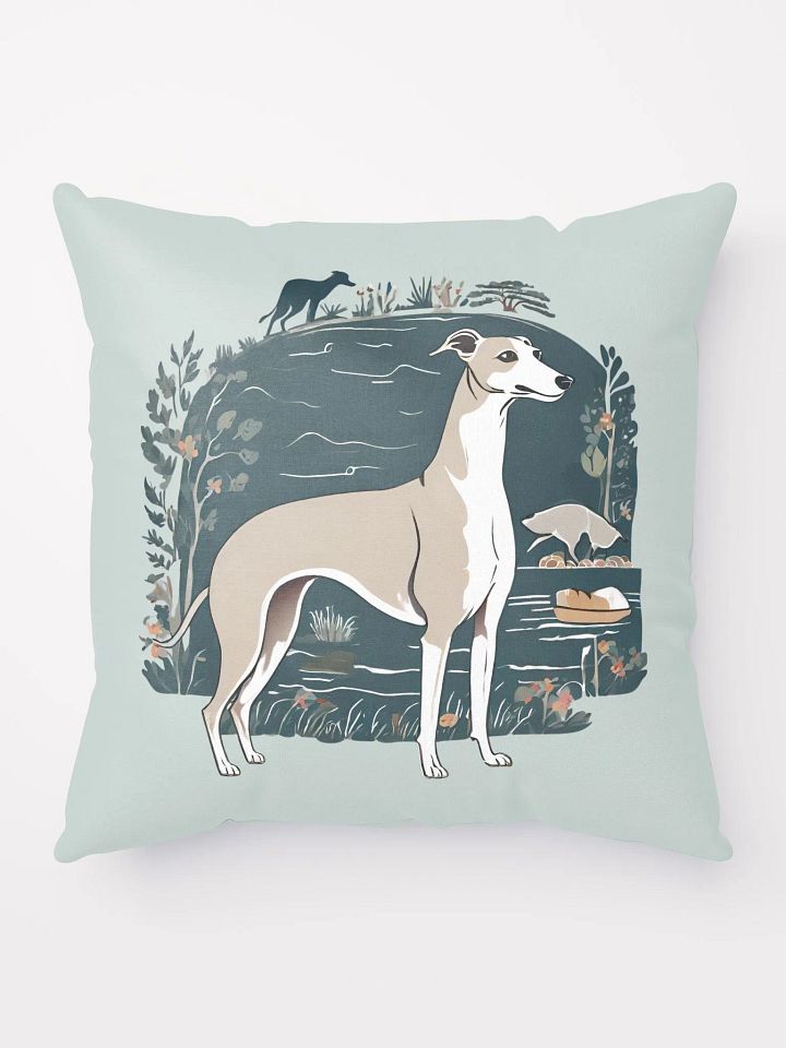 Botanical Greyhound Pillow product image (1)