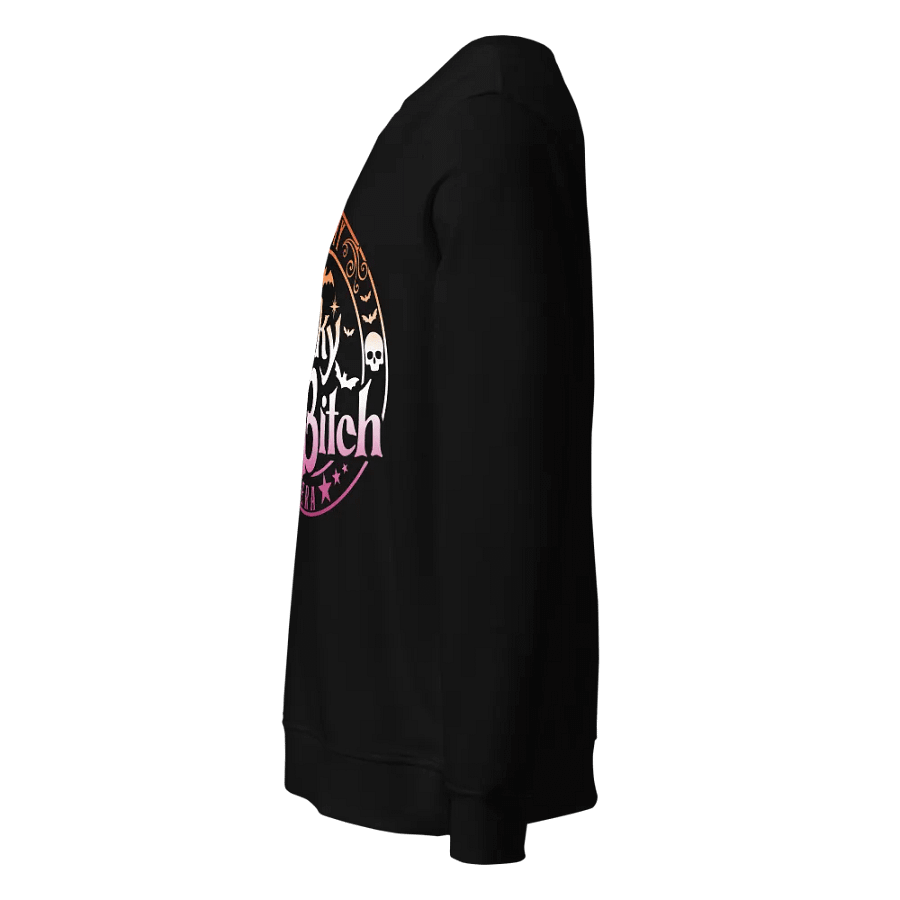 Spooky Bitch Era Lesbian Flag Organic Sweatshirt product image (2)