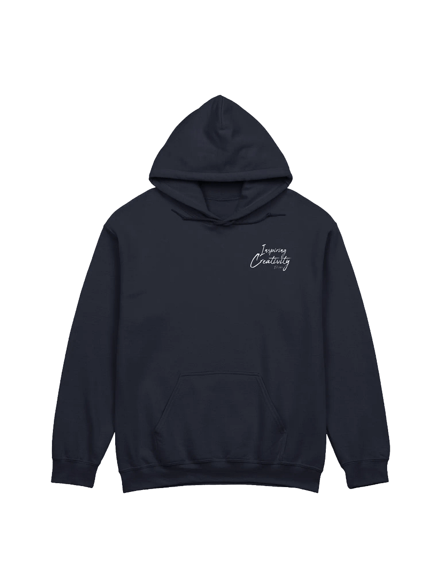 'Inspiring Creativity' (Spring-Lock Films) Graphic Cursive Hoodie - White Edition product image (1)
