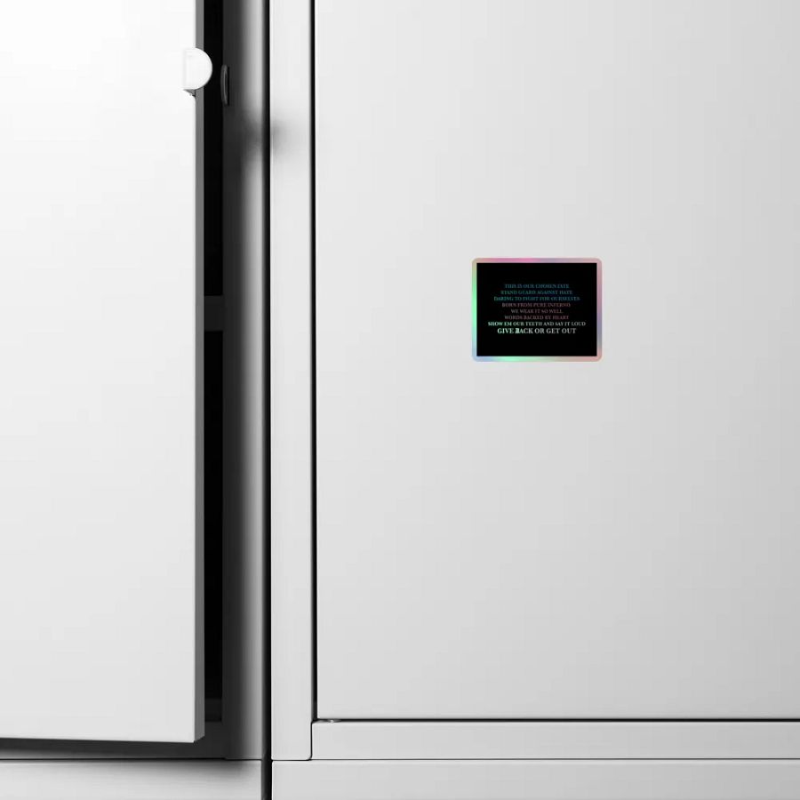 Mantra holographic sticker product image (4)