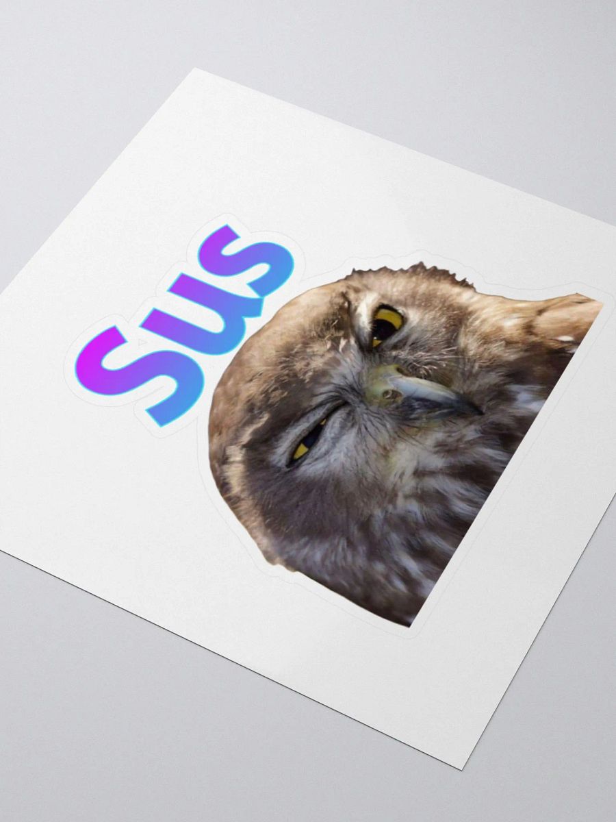 Sus Owl Sticker product image (3)