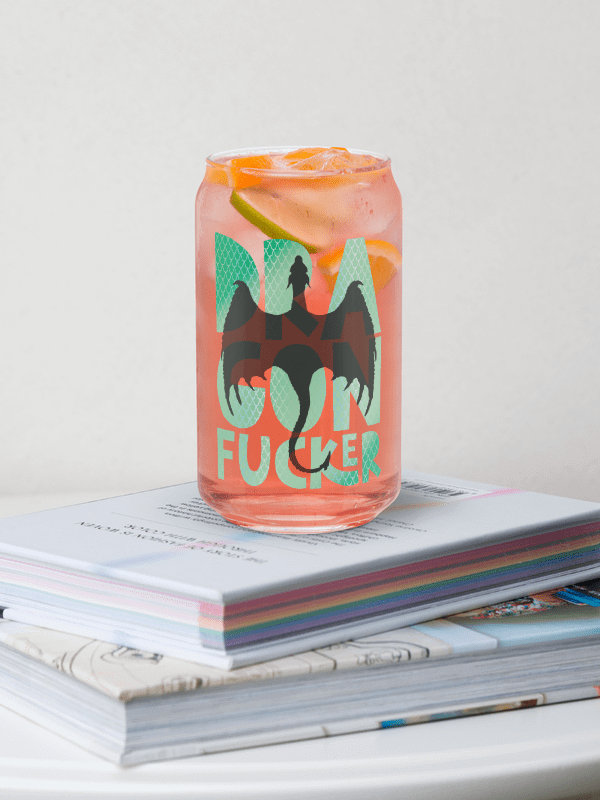 Dragon F*cker Glass Can (Green) product image (1)