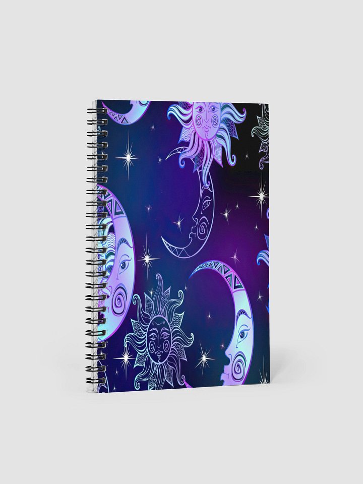 Celestial Faces Spiral Notebook product image (1)