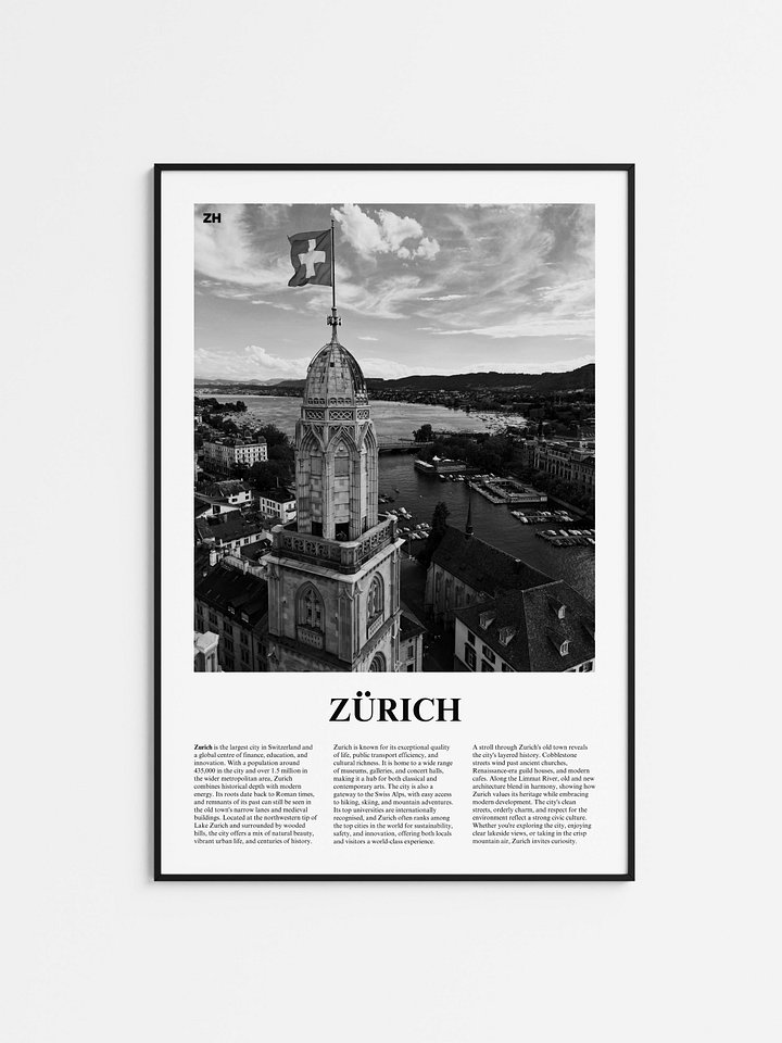 Zurich 01 Newspaper Poster product image (1)