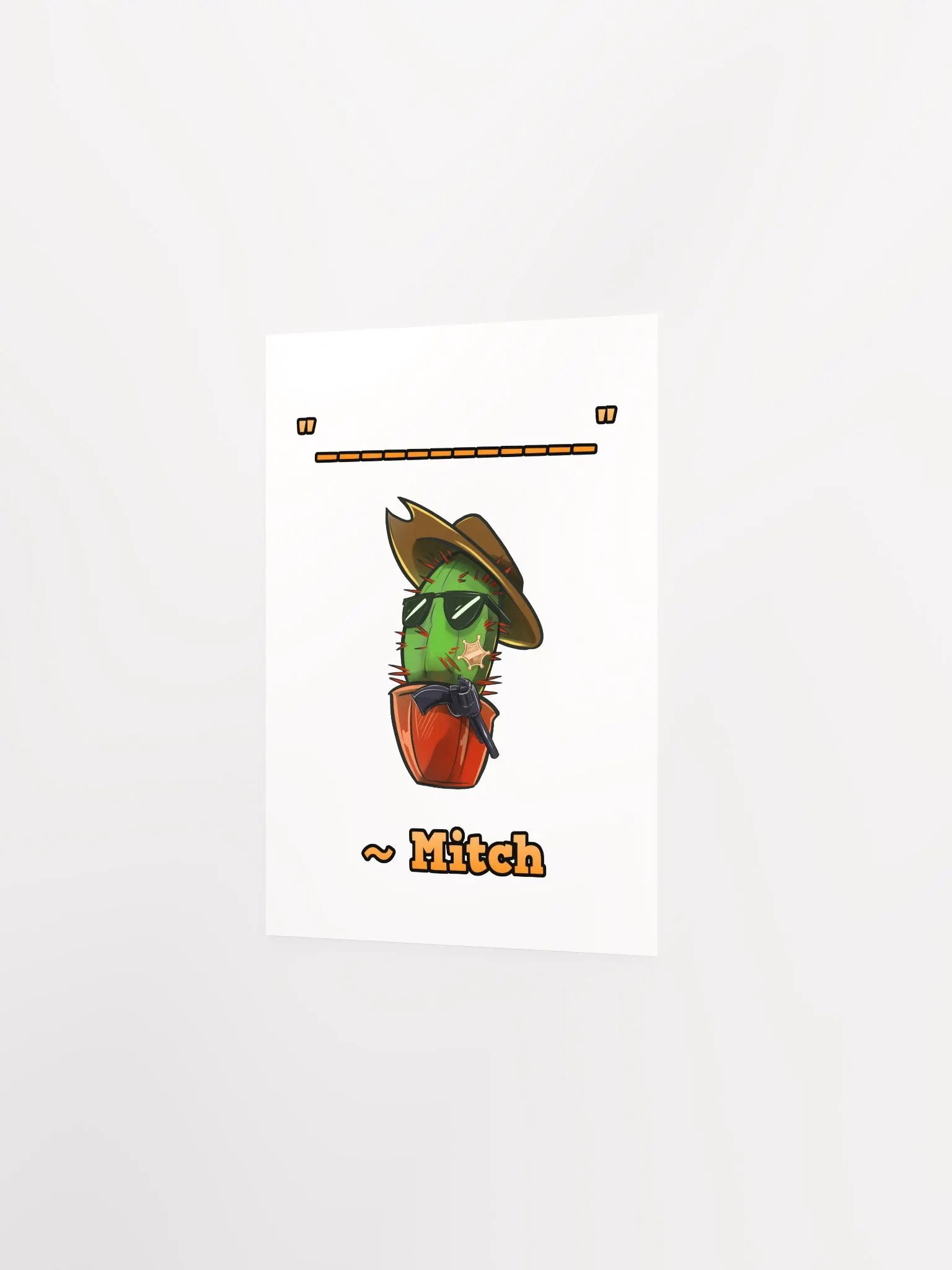 Mitch Quote Poster product image (21)