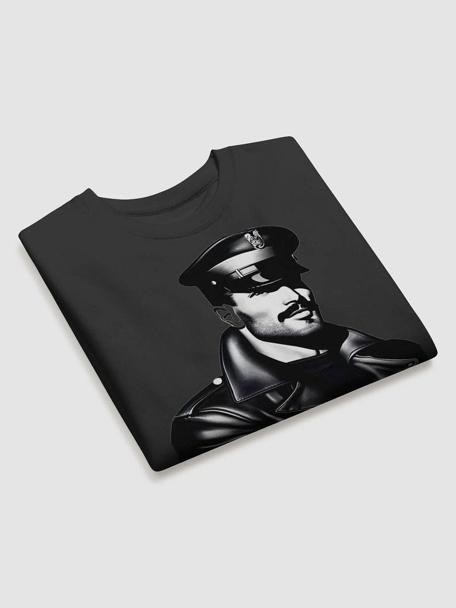 Iconic Logo 1940 Mustached Leather Daddy Fighter Pilot Gay Pride Sweatshirt product image (3)
