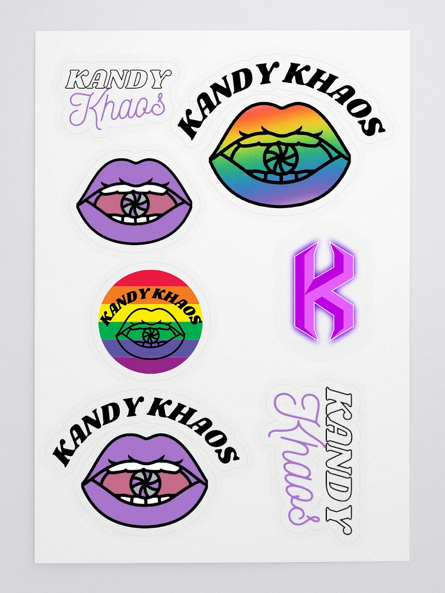 Kandy Khaos Logo Stickers product image (3)