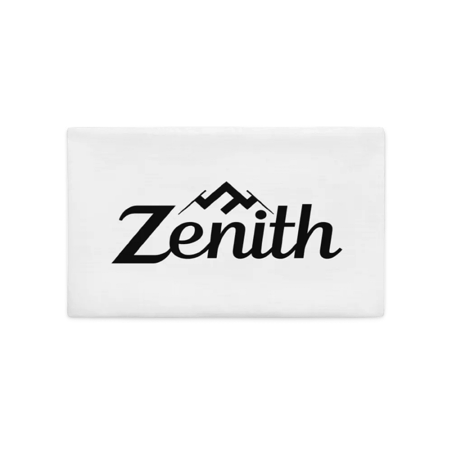 Zenith Premium Pillow Case - White with Mountain Design product image (9)