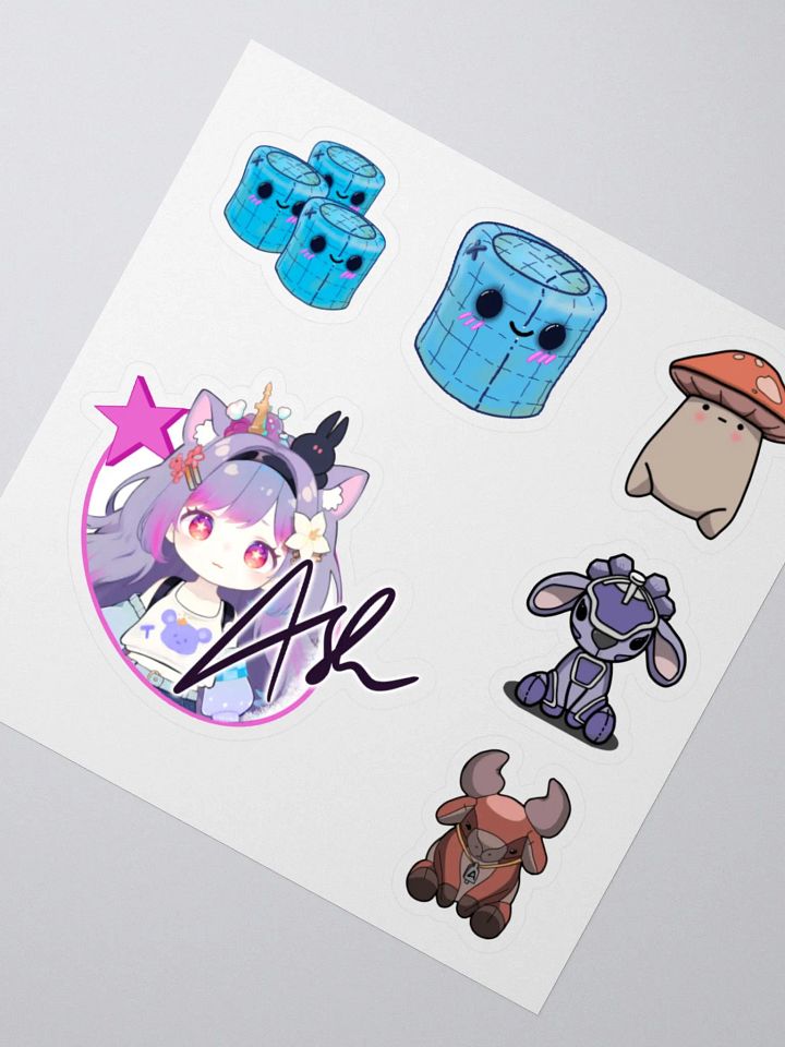 Ash Emote Plushie Pals Character Collection Stickers product image (4)
