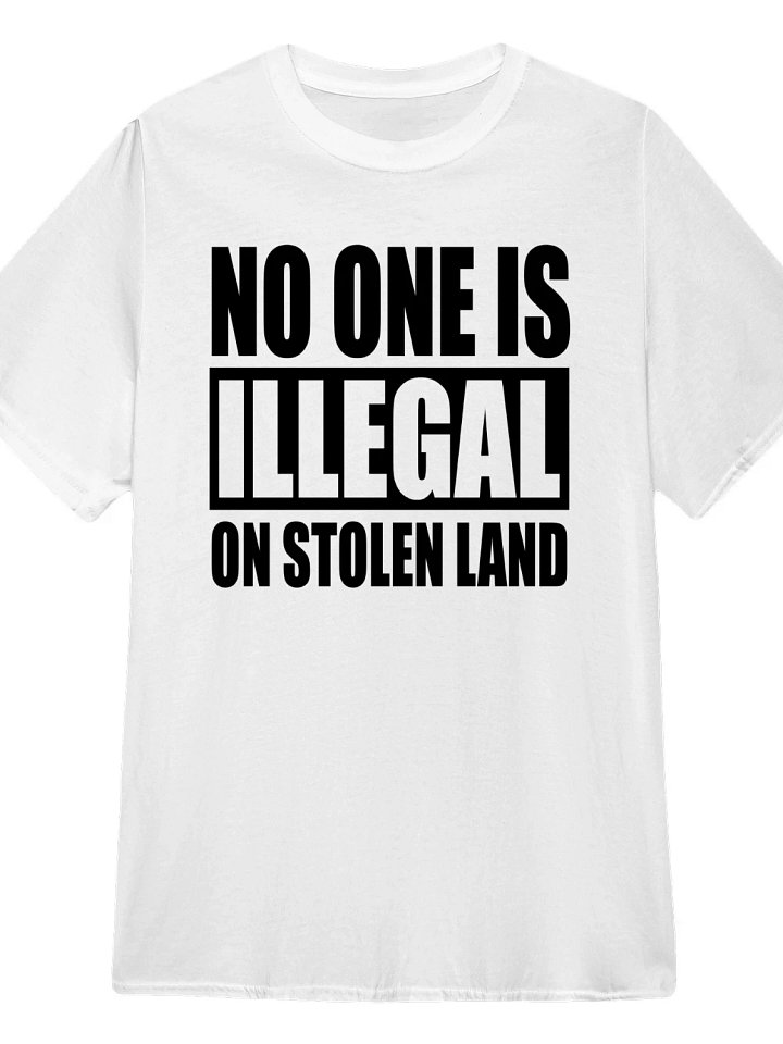 No one is illegal on stolen land T-Shirt product image (1)