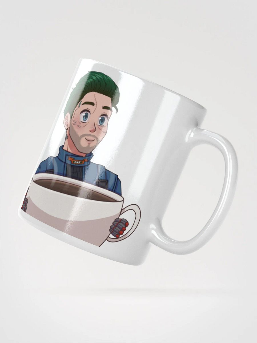 Caffeinated Corey Coffee Cup - White product image (2)