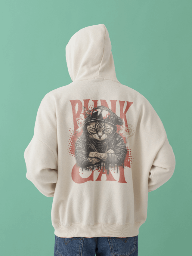 Punk Cat | Gildan Classic Unisex Hoodie product image (1)