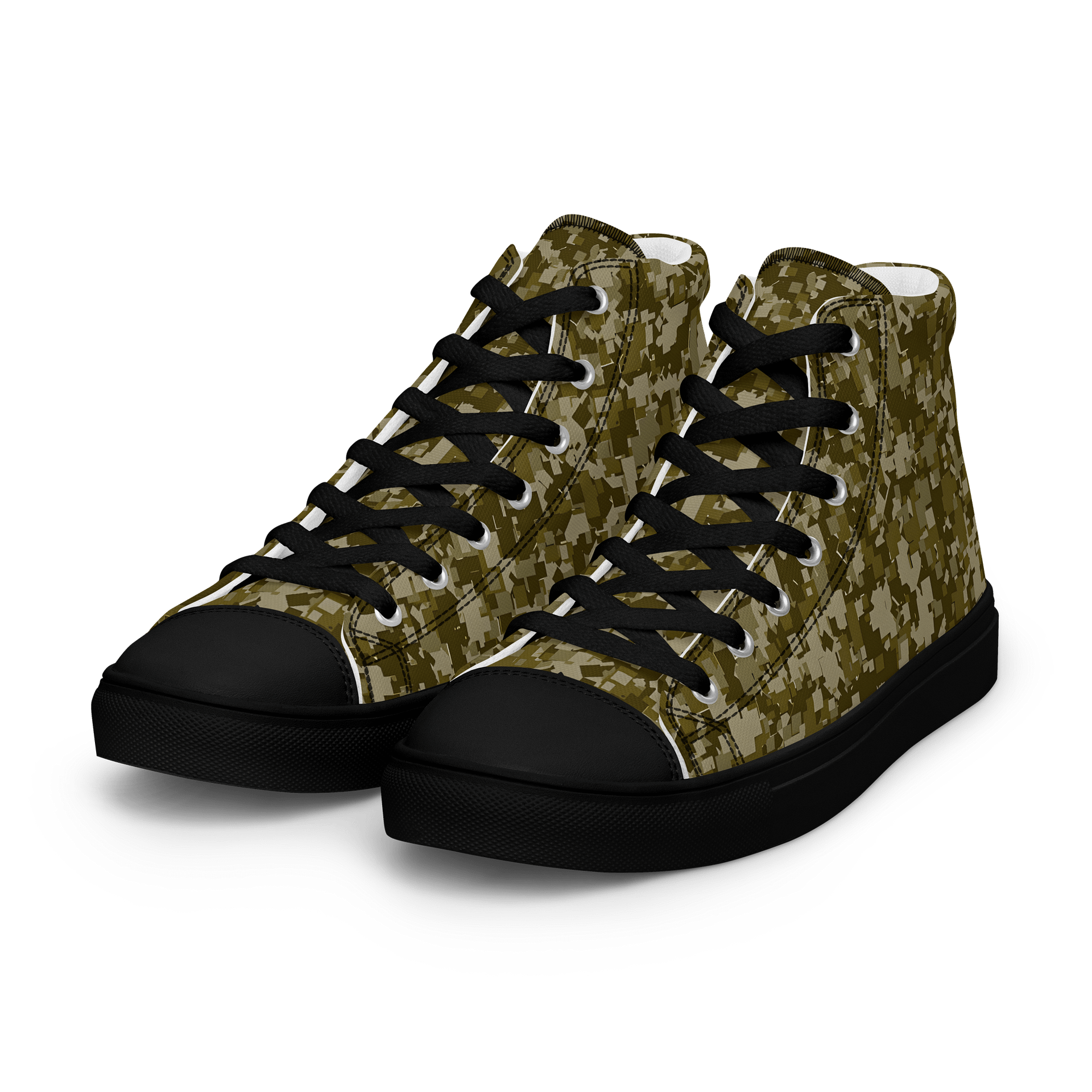 Pixelated Camo Men's High Tops product image (6)