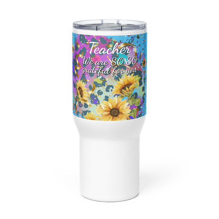 Grateful for Teacher Travel Mug for your teacher or friend product image (3)