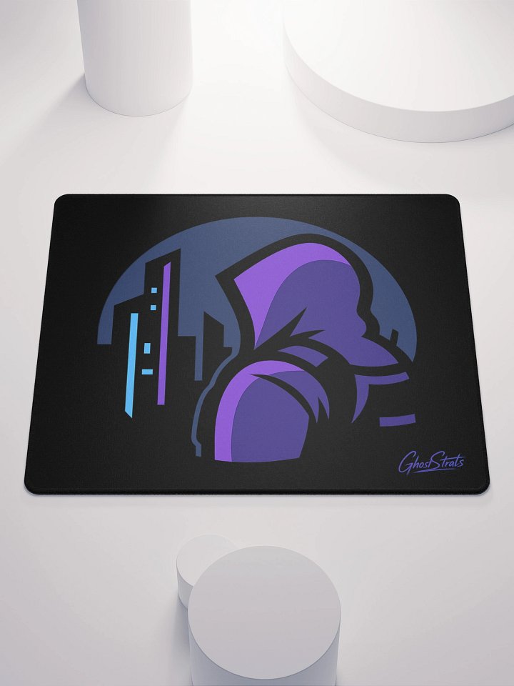 GhostStrats CyberPunk Theme Logo Mouse Pad product image (1)