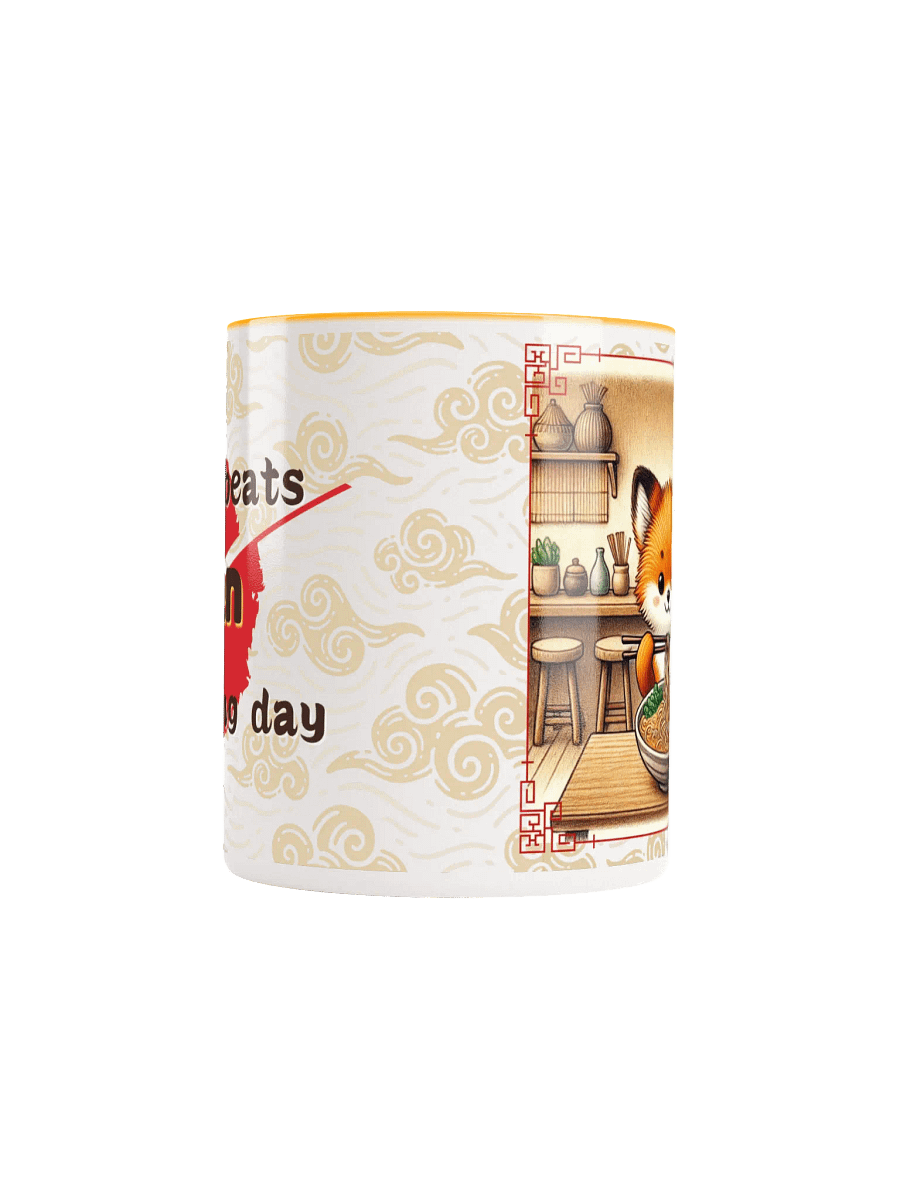 Cozy Ramen Fox Ceramic Mug product image (3)