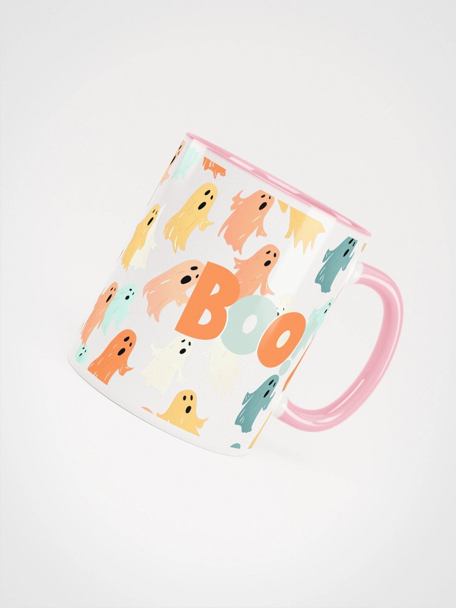 Peek-a-Boo! Pastel Ghosts Ceramic Mug product image (4)