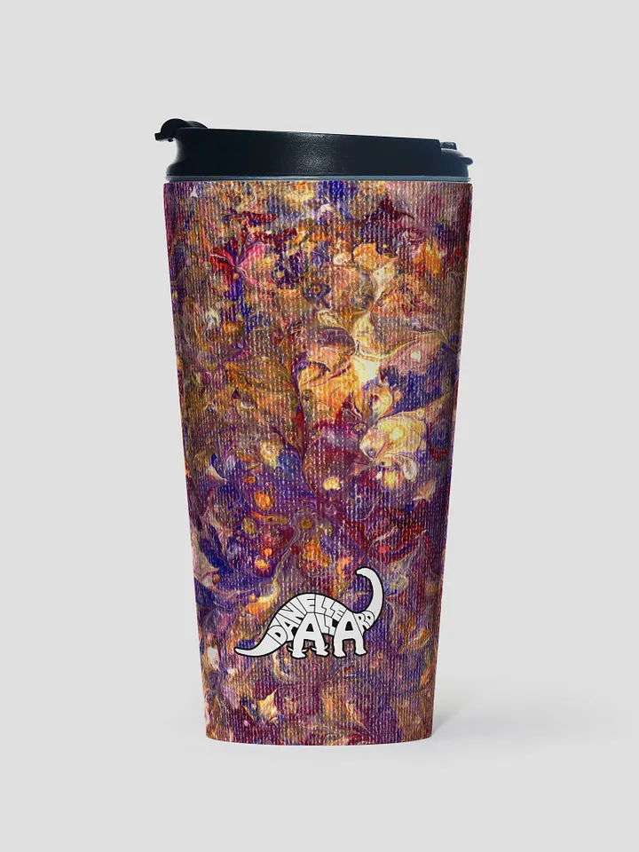 Victorian Flowers Fluid Acrylic Travel Mug product image (1)