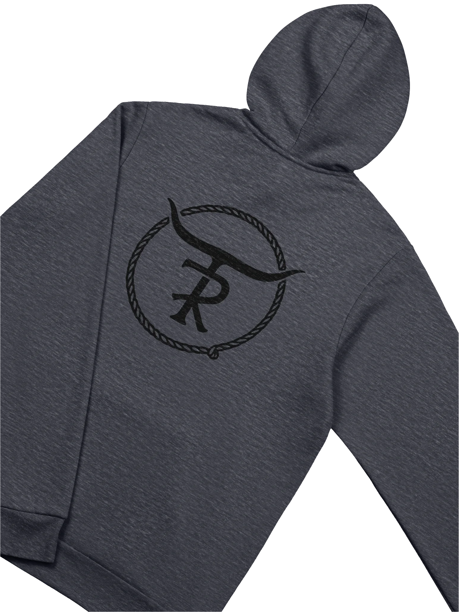 Black "TR" Branding Iron Logo Supersoft Hoodie product image (12)