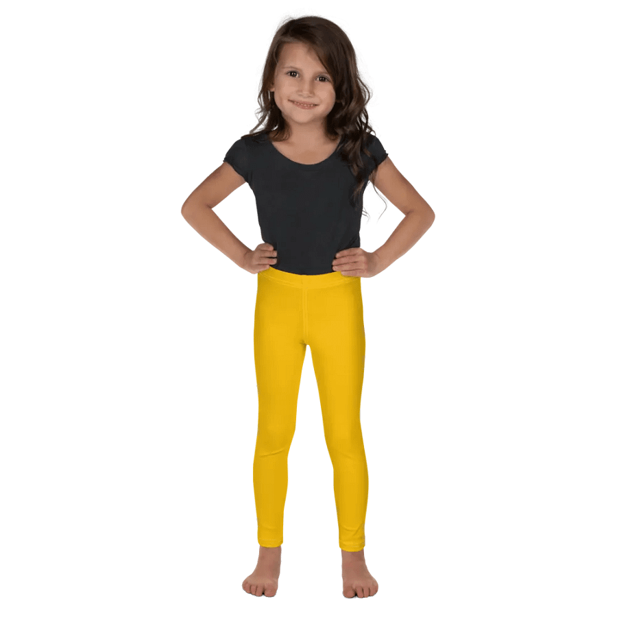 Kids Plain Color Amber Leggings product image (1)