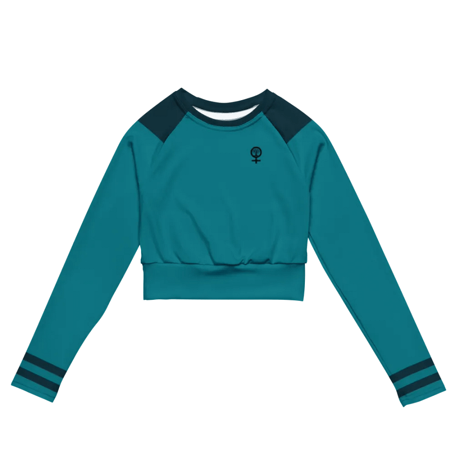 Venus Long Sleeve Crop Top product image (1)