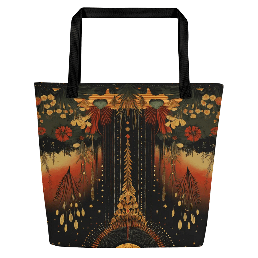Sacred Patterns | All-Over Print Large Tote Bag w/ Pocket product image (3)