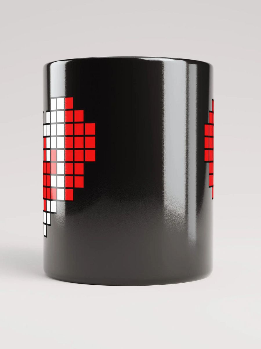 Canada Heart Black Glossy Mug product image (3)