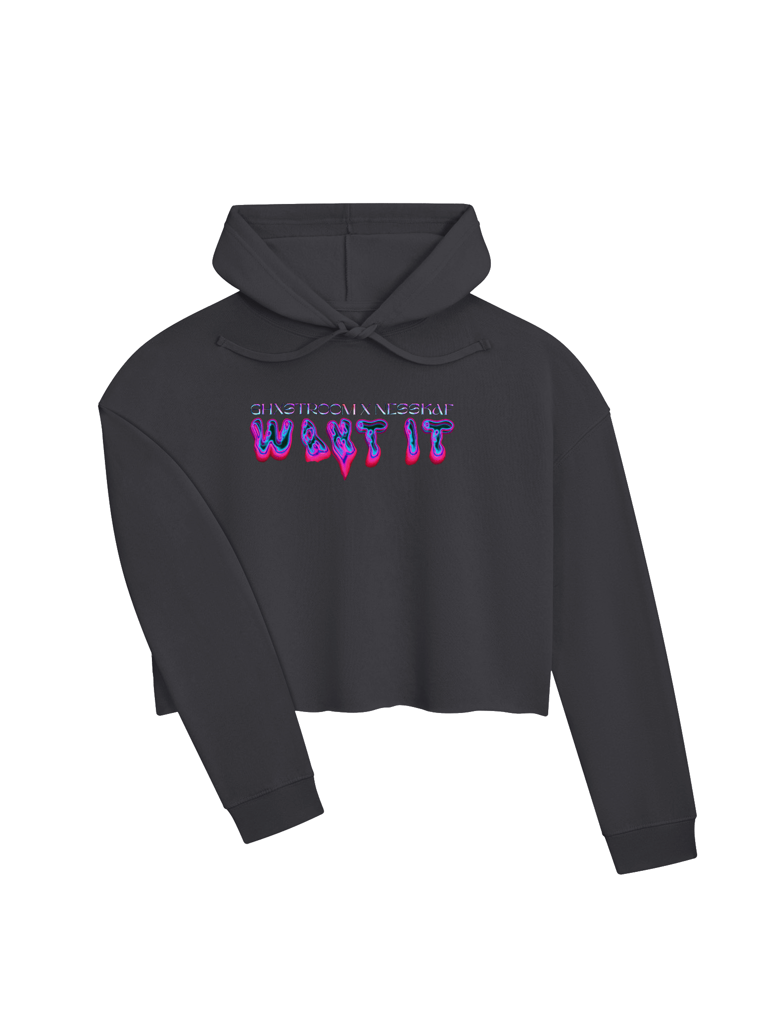 “WANT IT” Women's Cropped Hoodie product image (73)